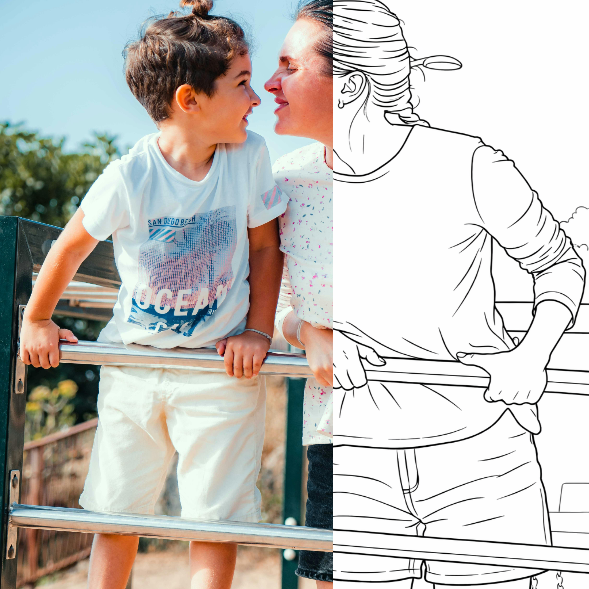 Album - 10 coloriages personnalisés