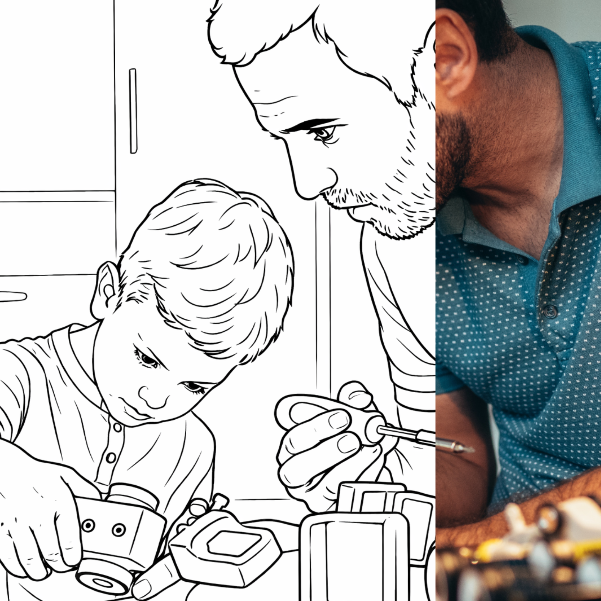 Découverte - 1 coloriage personnalisé